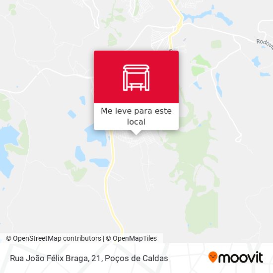 Rua João Félix Braga, 21 mapa