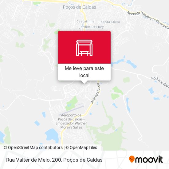 Rua Valter de Melo, 200 mapa