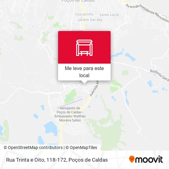 Rua Trinta e Oito, 118-172 mapa