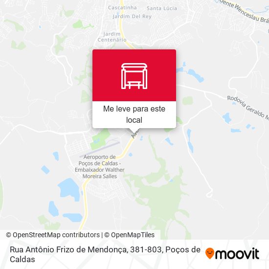Rua Antônio Frizo de Mendonça, 381-803 mapa