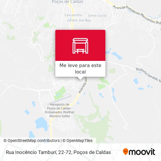 Rua Inocêncio Tamburí, 22-72 mapa