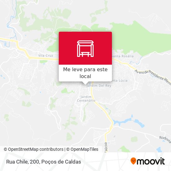 Rua Chile, 200 mapa