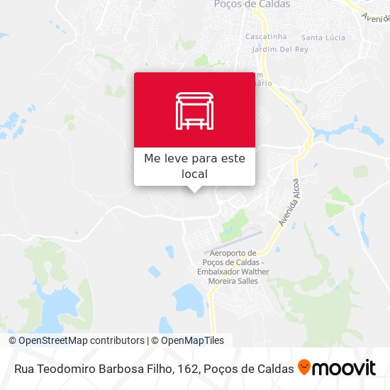 Rua Teodomiro Barbosa Filho, 162 mapa