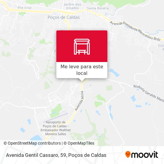 Avenida Gentil Cassaro, 59 mapa