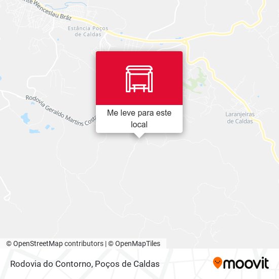 Rodovia do Contorno mapa