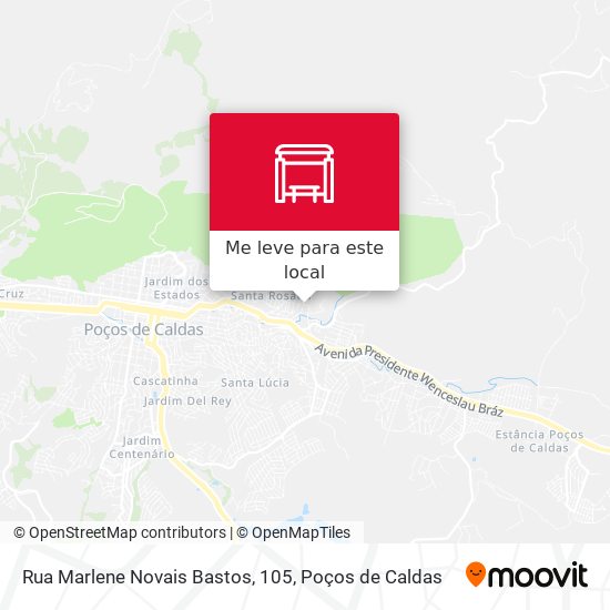 Rua Marlene Novais Bastos, 105 mapa