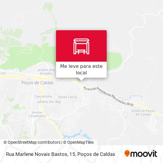 Rua Marlene Novais Bastos, 15 mapa