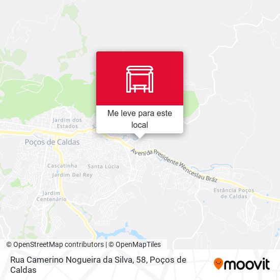Rua Camerino Nogueira da Silva, 58 mapa