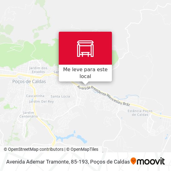 Avenida Ademar Tramonte, 85-193 mapa