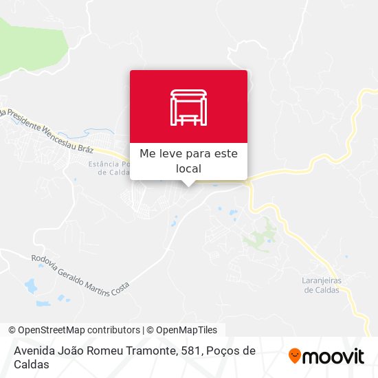 Avenida João Romeu Tramonte, 581 mapa