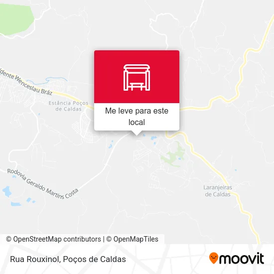 Rua Rouxinol mapa