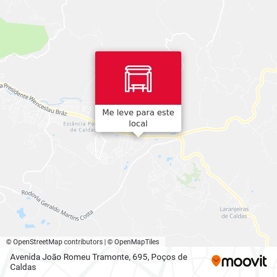 Avenida João Romeu Tramonte, 695 mapa