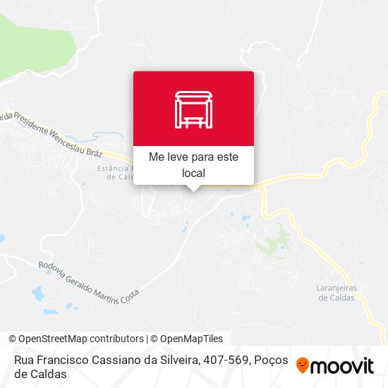 Rua Francisco Cassiano da Silveira, 407-569 mapa