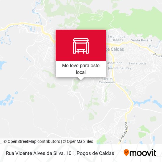 Rua Vicente Alves da Silva, 101 mapa