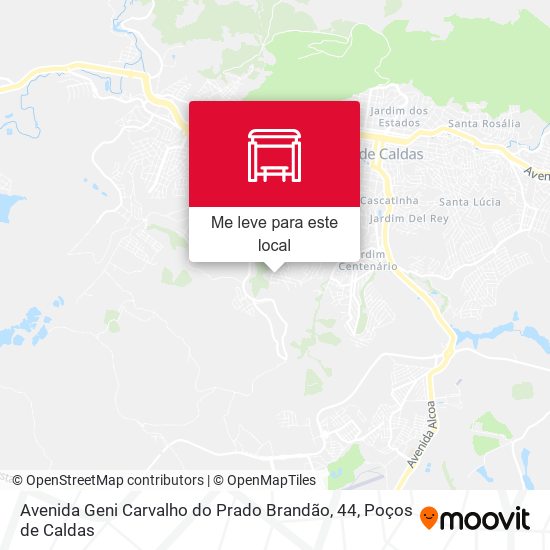 Avenida Geni Carvalho do Prado Brandão, 44 mapa
