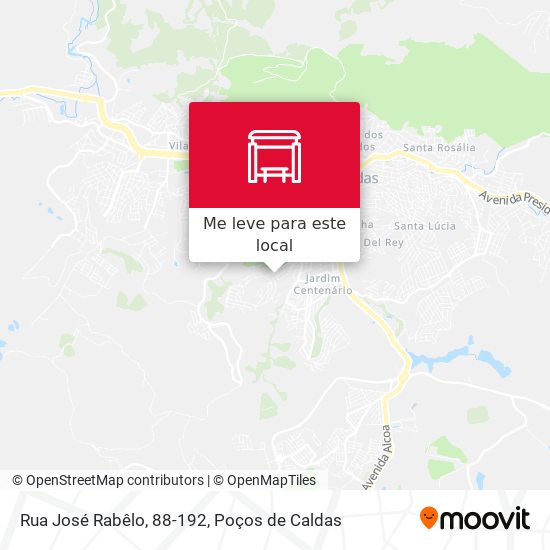 Rua José Rabêlo, 88-192 mapa