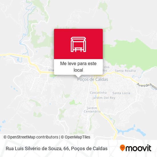 Rua Luís Silvério de Souza, 66 mapa