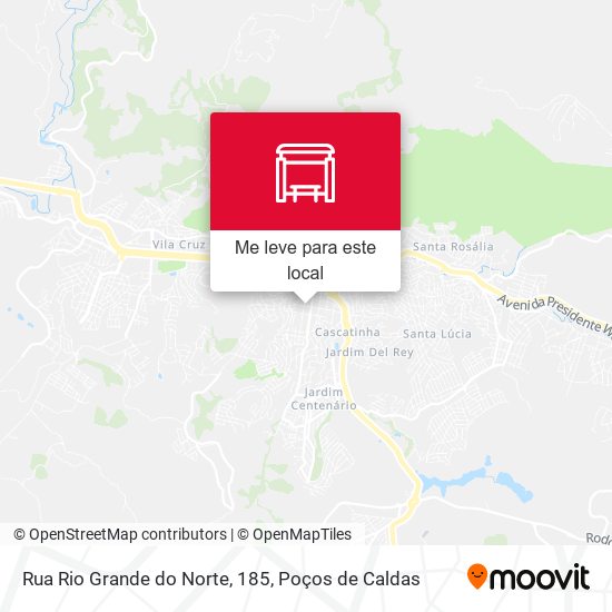 Rua Rio Grande do Norte, 185 mapa