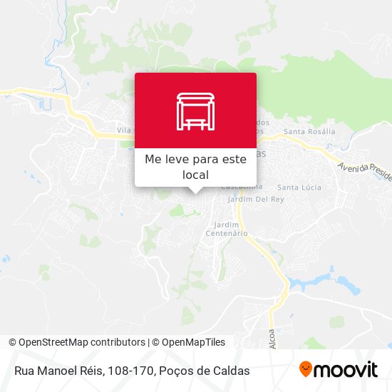 Rua Manoel Réis, 108-170 mapa