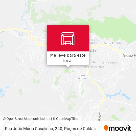 Rua João Maria Casalinho, 240 mapa