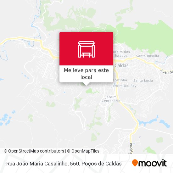 Rua João Maria Casalinho, 560 mapa