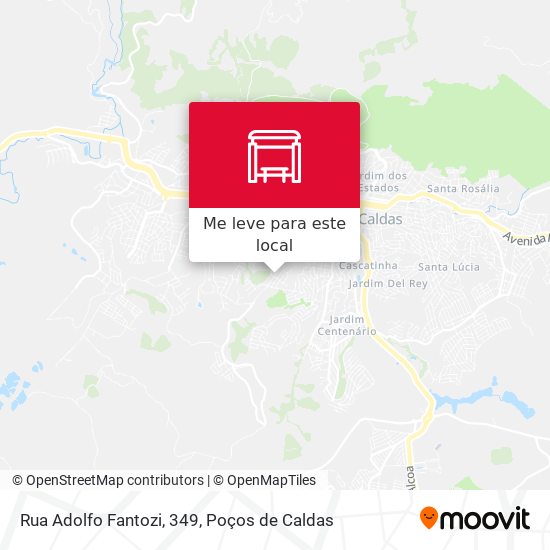Rua Adolfo Fantozi, 349 mapa