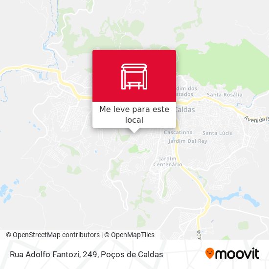 Rua Adolfo Fantozi, 249 mapa