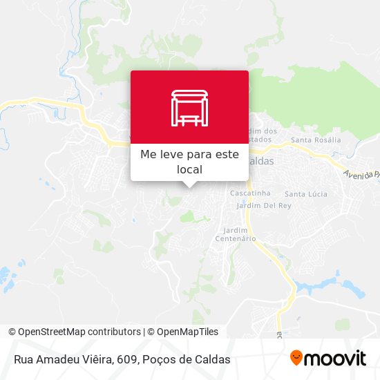 Rua Amadeu Viêira, 609 mapa