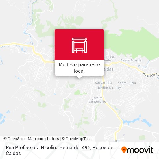 Rua Professora Nicolina Bernardo, 495 mapa