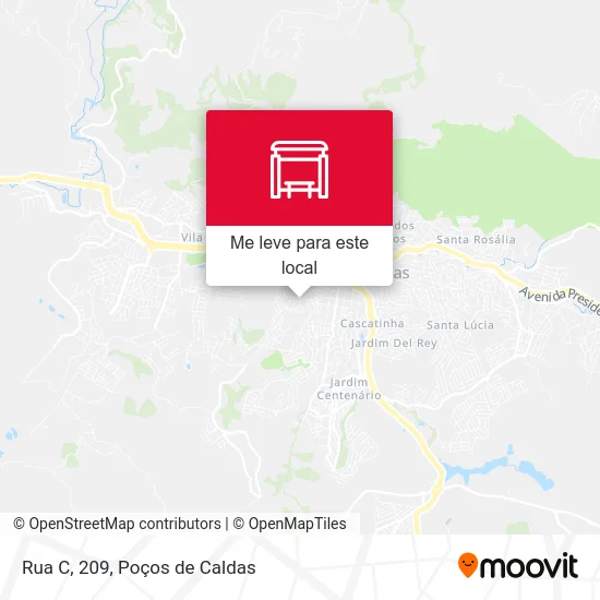Rua C, 209 mapa