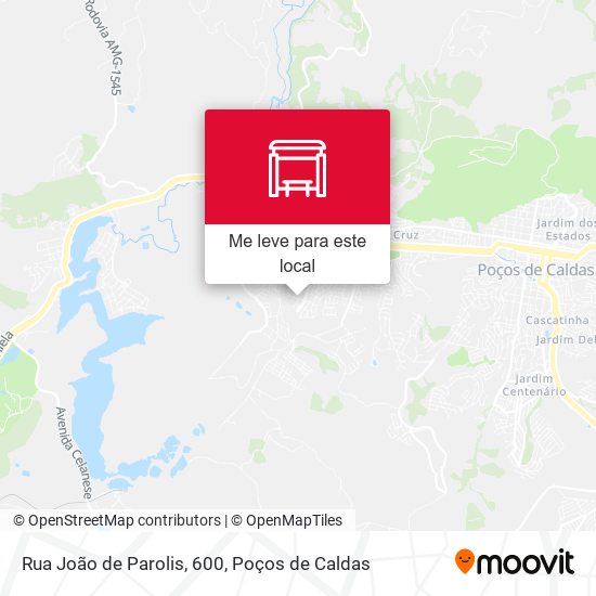 Rua João de Parolis, 600 mapa