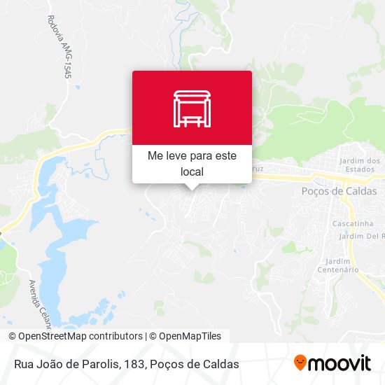 Rua João de Parolis, 183 mapa
