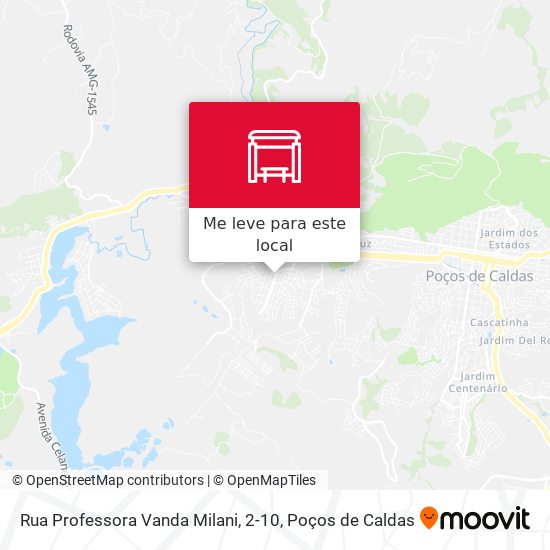 Rua Professora Vanda Milani, 2-10 mapa