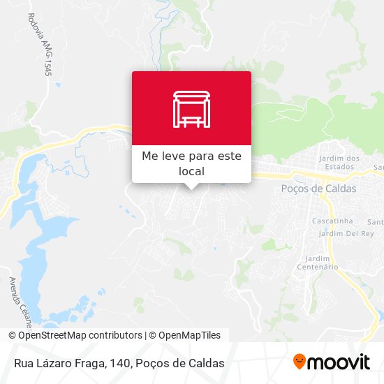 Rua Lázaro Fraga, 140 mapa