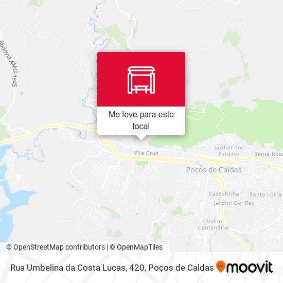 Rua Umbelina da Costa Lucas, 420 mapa