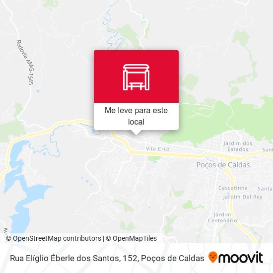 Rua Elíglio Éberle dos Santos, 152 mapa