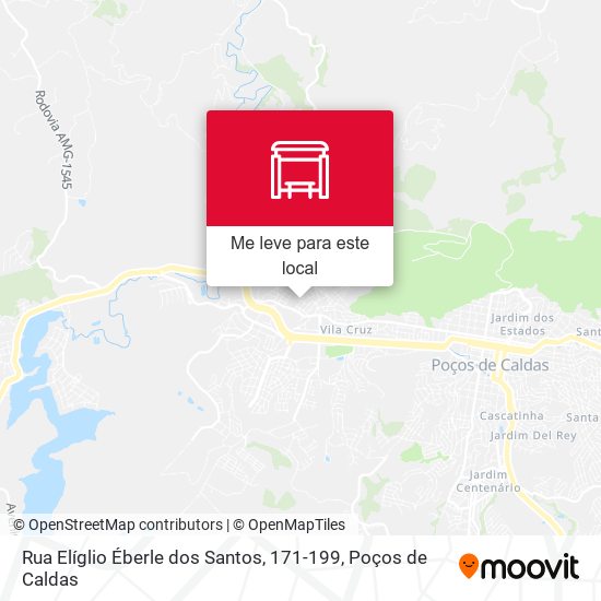 Rua Elíglio Éberle dos Santos, 171-199 mapa