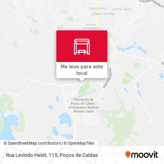 Rua Levindo Heldt, 115 mapa