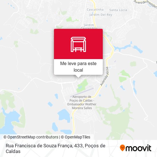 Rua Francisca de Souza França, 433 mapa