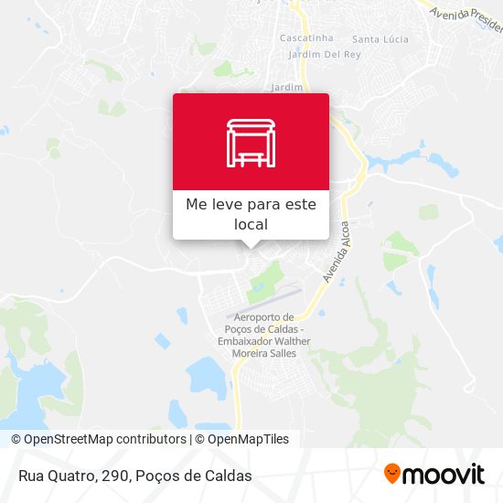 Rua Quatro, 290 mapa