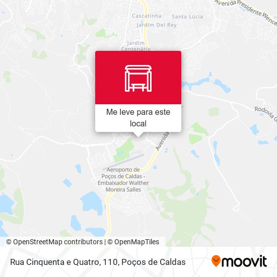 Rua Cinquenta e Quatro, 110 mapa