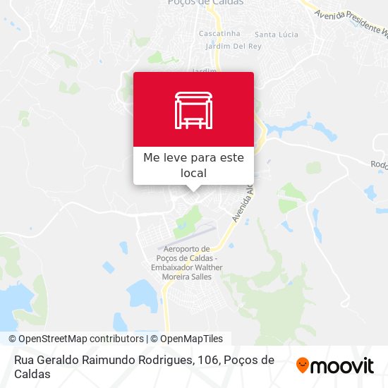 Rua Geraldo Raimundo Rodrigues, 106 mapa