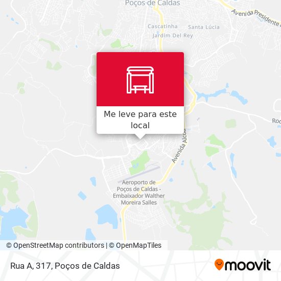 Rua A, 317 mapa