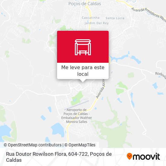 Rua Doutor Rowilson Flora, 604-722 mapa