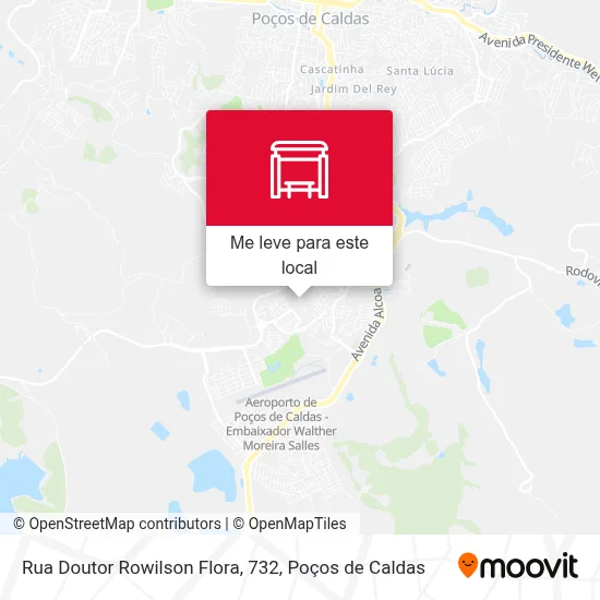 Rua Doutor Rowilson Flora, 732 mapa