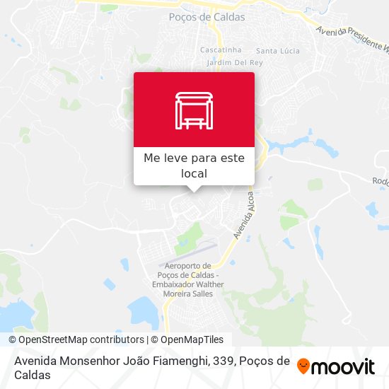Avenida Monsenhor João Fiamenghi, 339 mapa