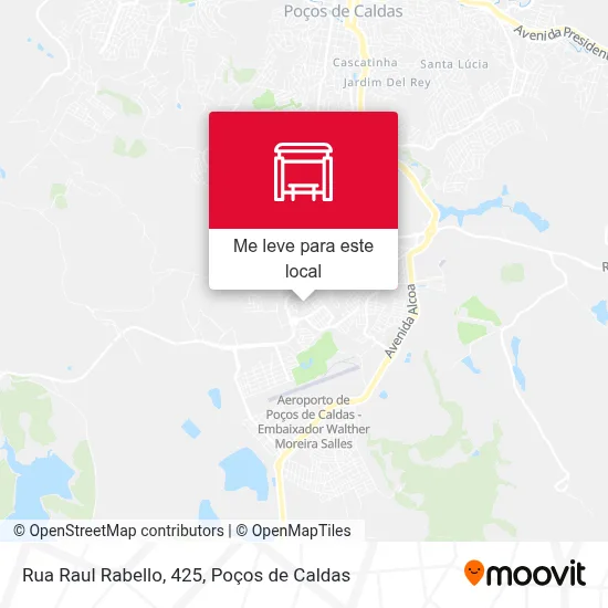 Rua Raul Rabello, 425 mapa