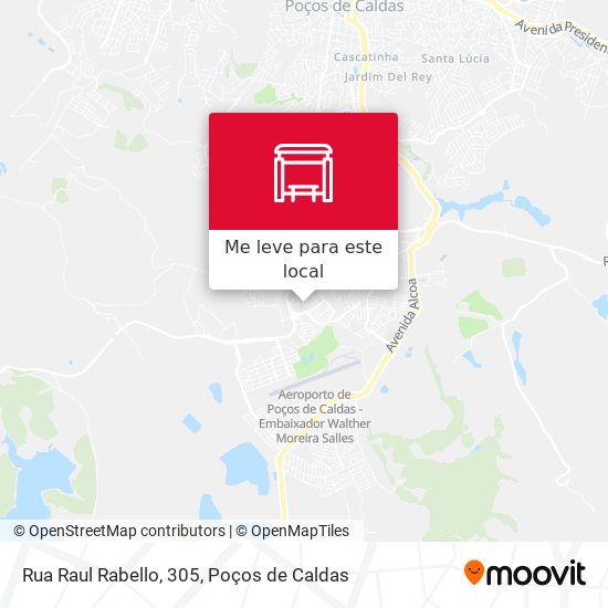 Rua Raul Rabello, 305 mapa