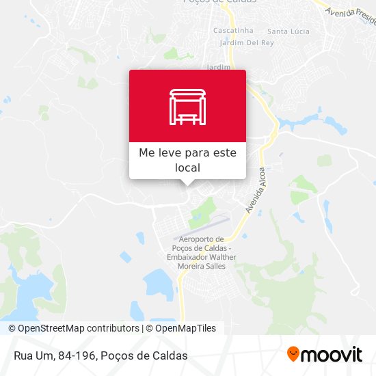 Rua Um, 84-196 mapa