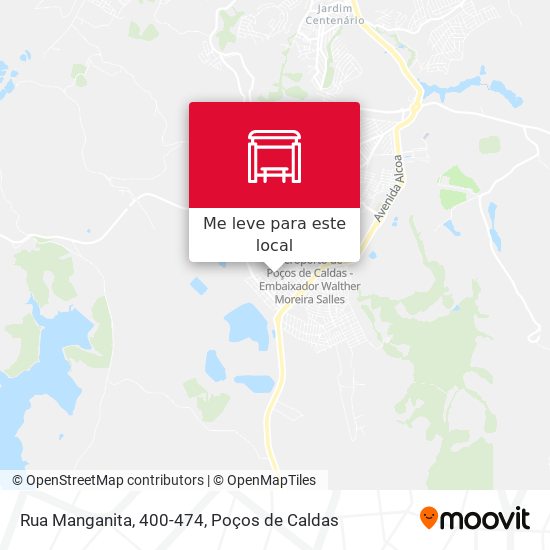Rua Manganita, 400-474 mapa